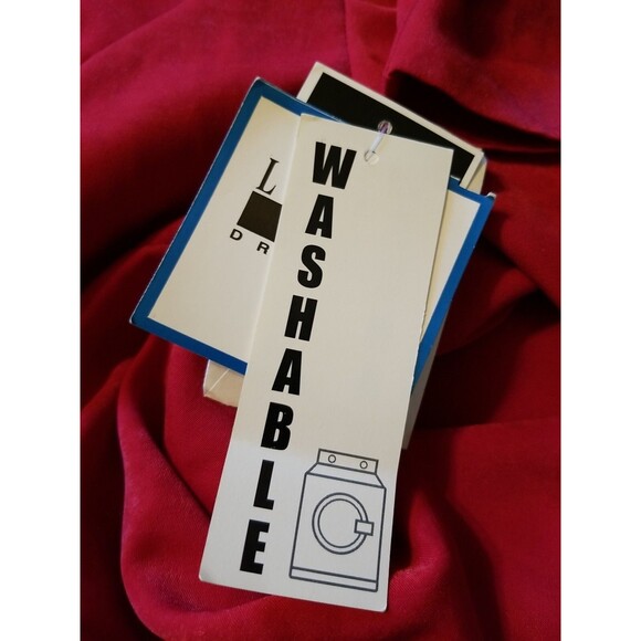 Vintage Leslie Fay Women Size 16 Red Padded Shoulder Button Down Blazer Jacket - Picture 4 of 10